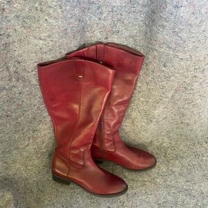 Inc International Co Women's Red Leather Boots